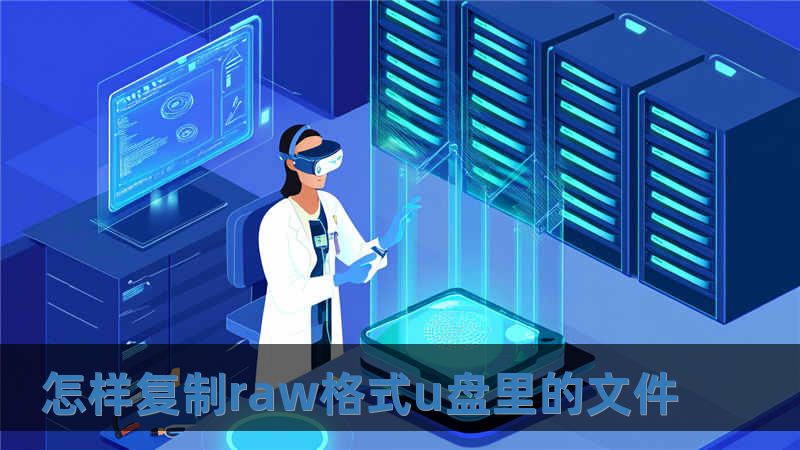 怎樣復(fù)制raw格式u盤里的文件