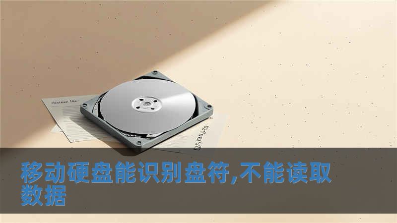 移動硬盤能識別盤符,不能讀取數據