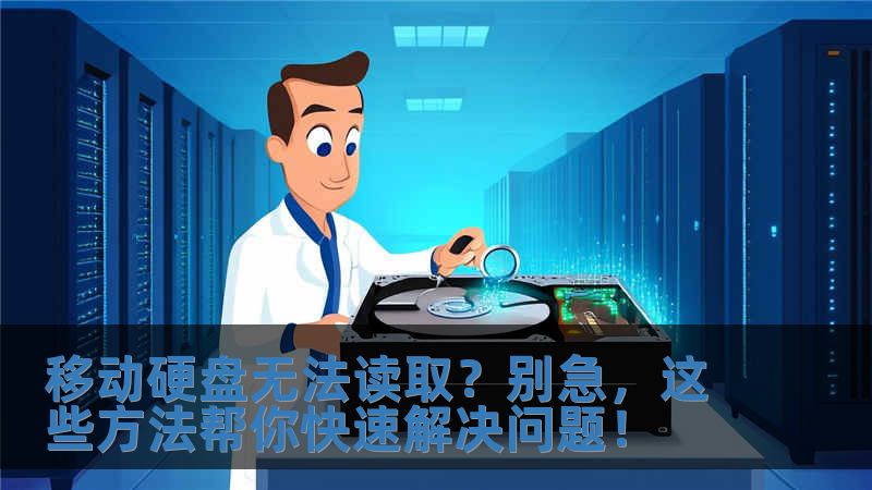 移動(dòng)硬盤無法讀取？別急，這些方法幫你快速解決問題！