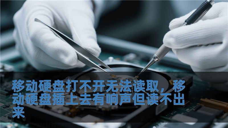 移動硬盤打不開無法讀取，移動硬盤插上去有響聲但讀不出來