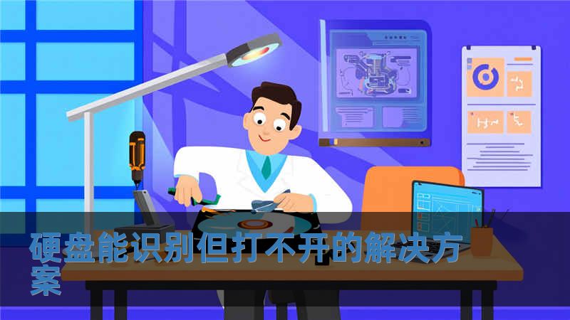 硬盤(pán)能識(shí)別但打不開(kāi)的解決方案