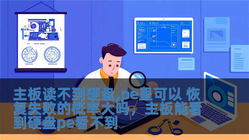 主板讀不到硬盤,pe里可以 恢復失敗的概率大嗎，主板能看到硬盤pe看不到