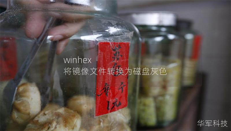 winhex 將鏡像文件轉(zhuǎn)換為磁盤灰色