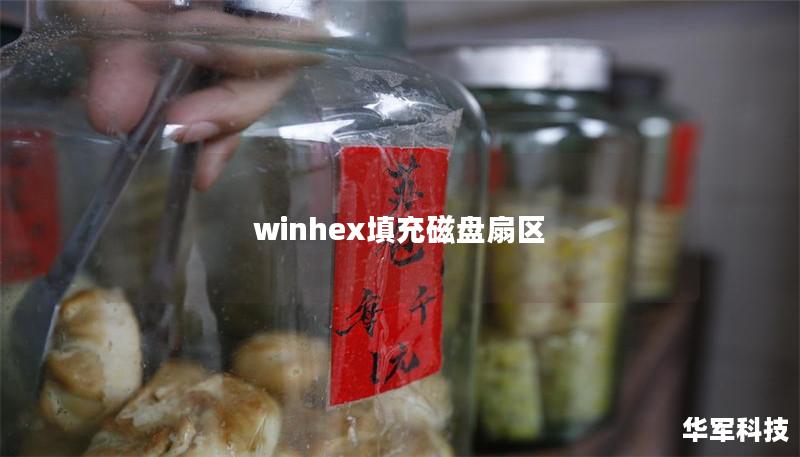 winhex填充磁盤扇區(qū)