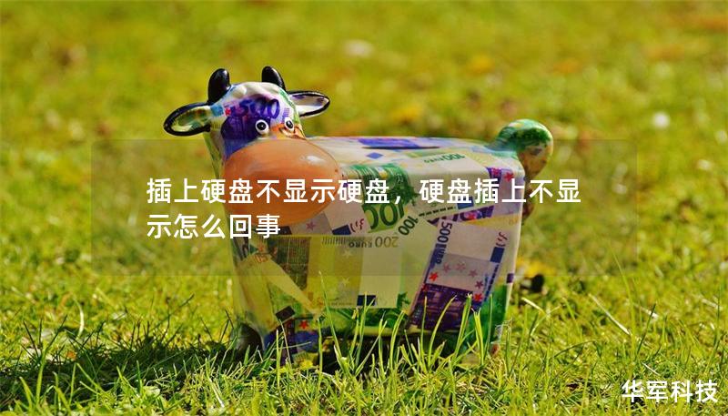 插上硬盤不顯示硬盤，硬盤插上不顯示怎么回事